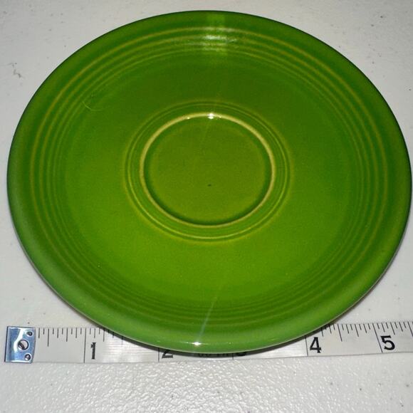Fiestaware Shamrock Green 5 7/8" Coffee Cup Saucer Plate - Picture 1 of 4
